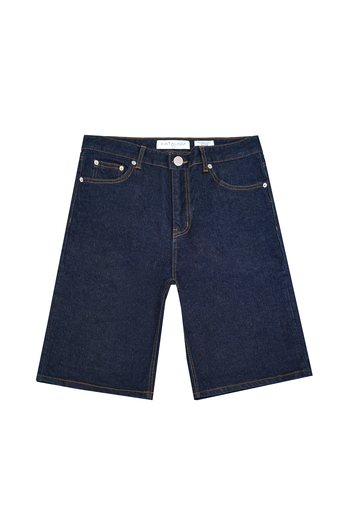 #0144 indigo standard 1/2 short pants